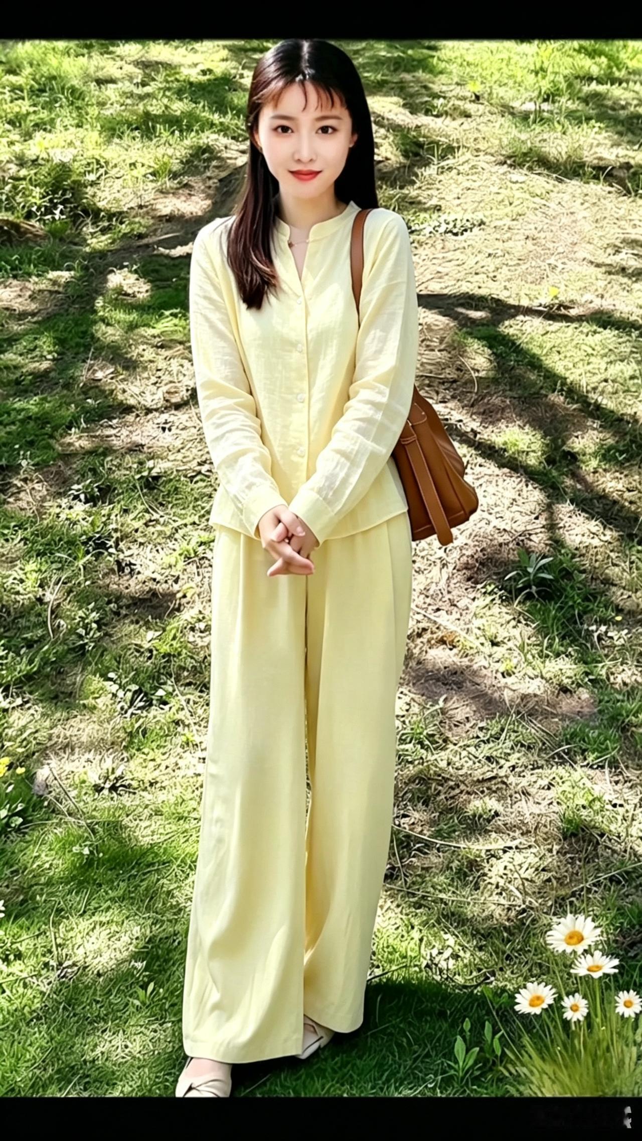 轻纱拂面，春意盎然。