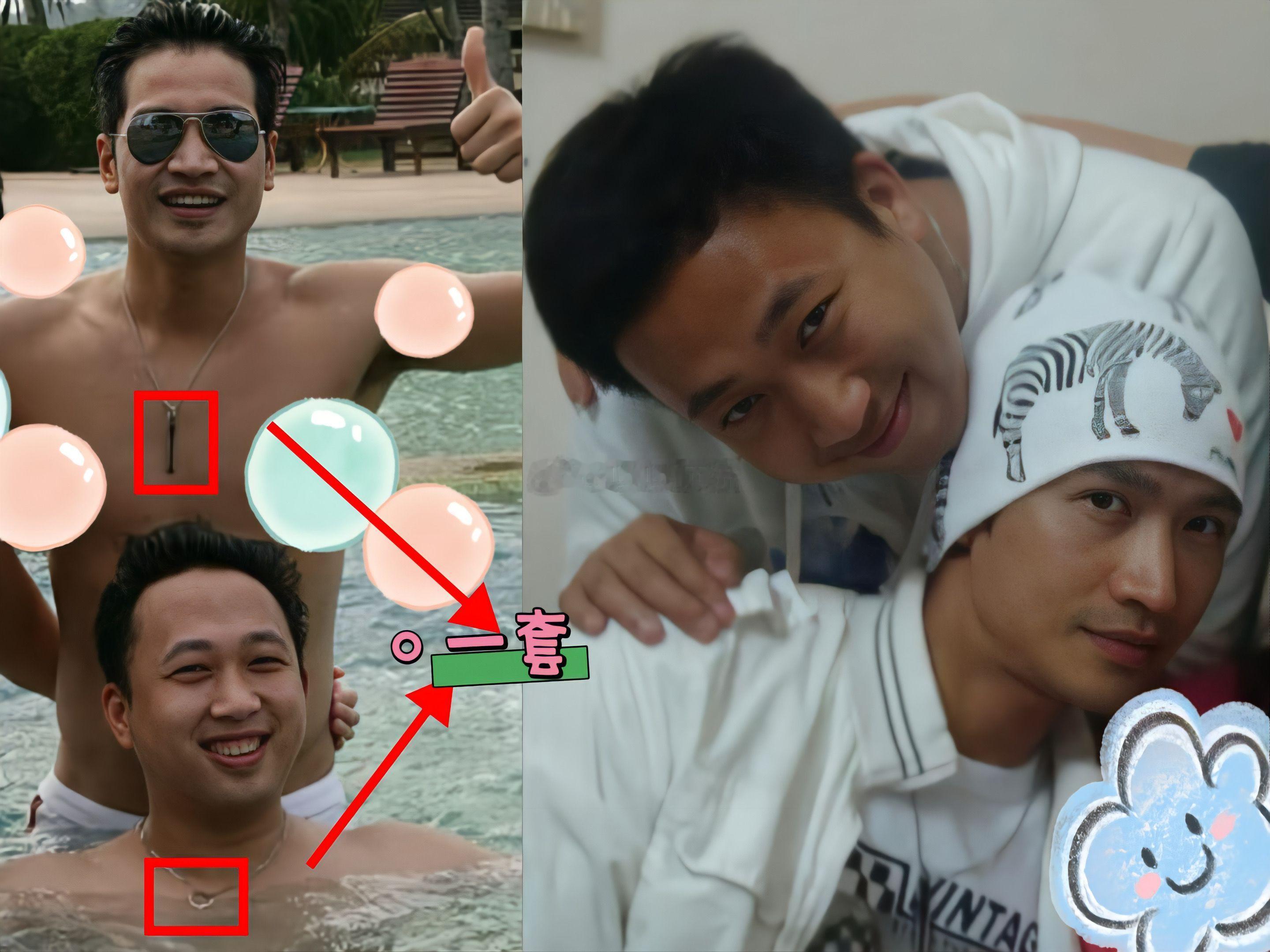 何晟铭说了于正一箩筐好话。自从许荔莎说何晟铭是于正白月光后，大家起底两人早年照片