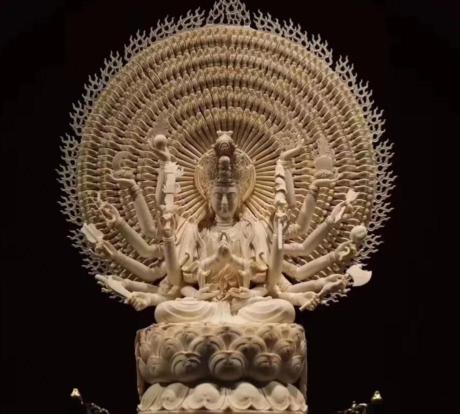 刷到千手观音，千手千眼，好事发生，愿你在接下来的一整年无比幸运！