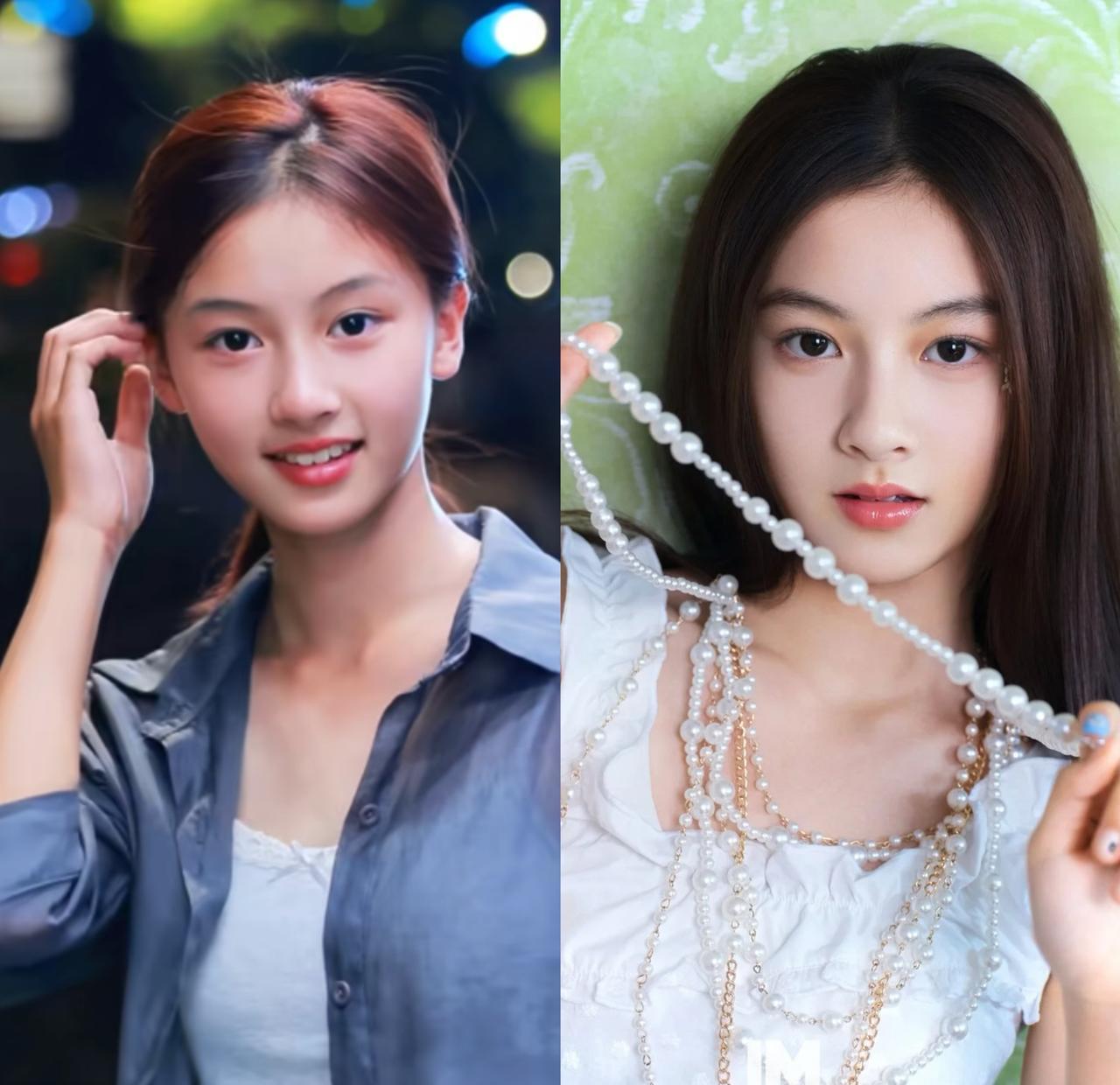 南阳街头那张脸，让整个内娱的“造星流水线”显得像个笑话。15岁的七七，素颜，随