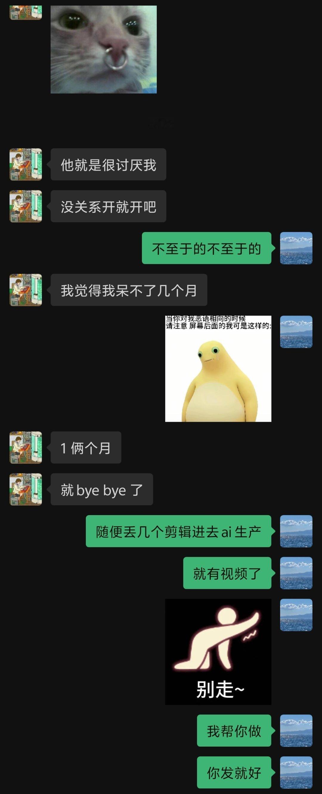 每天上班都在求搭子不要离职不想做新经理的工作我来做也行