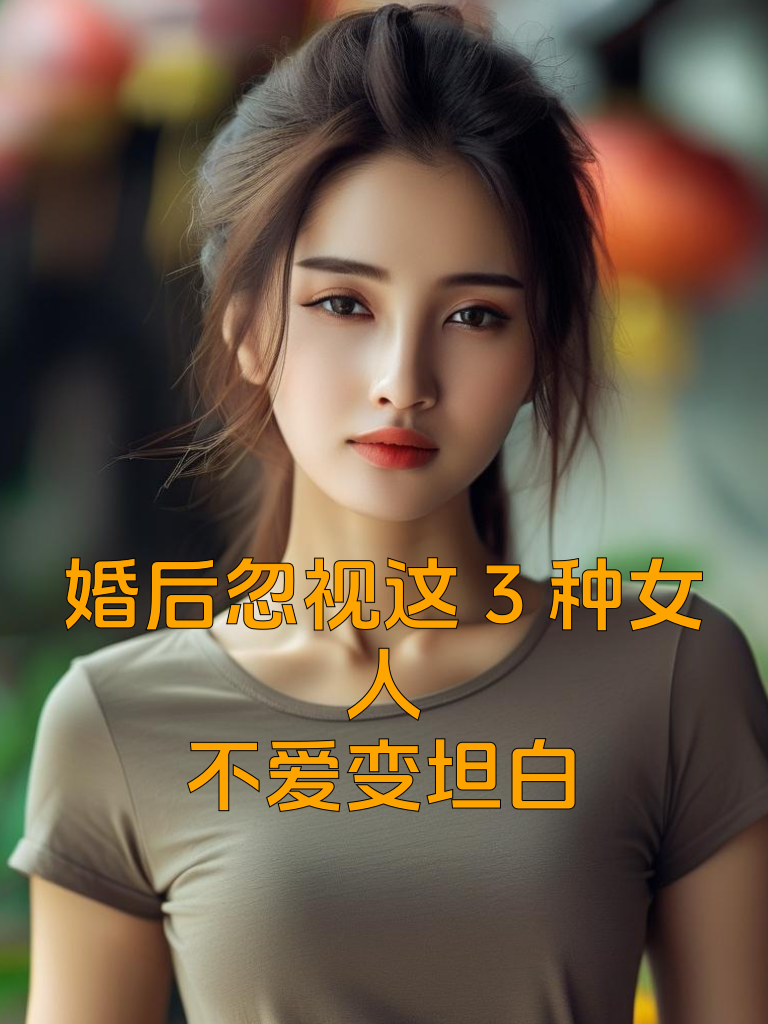 婚后忽视这3种女人，不爱变坦白