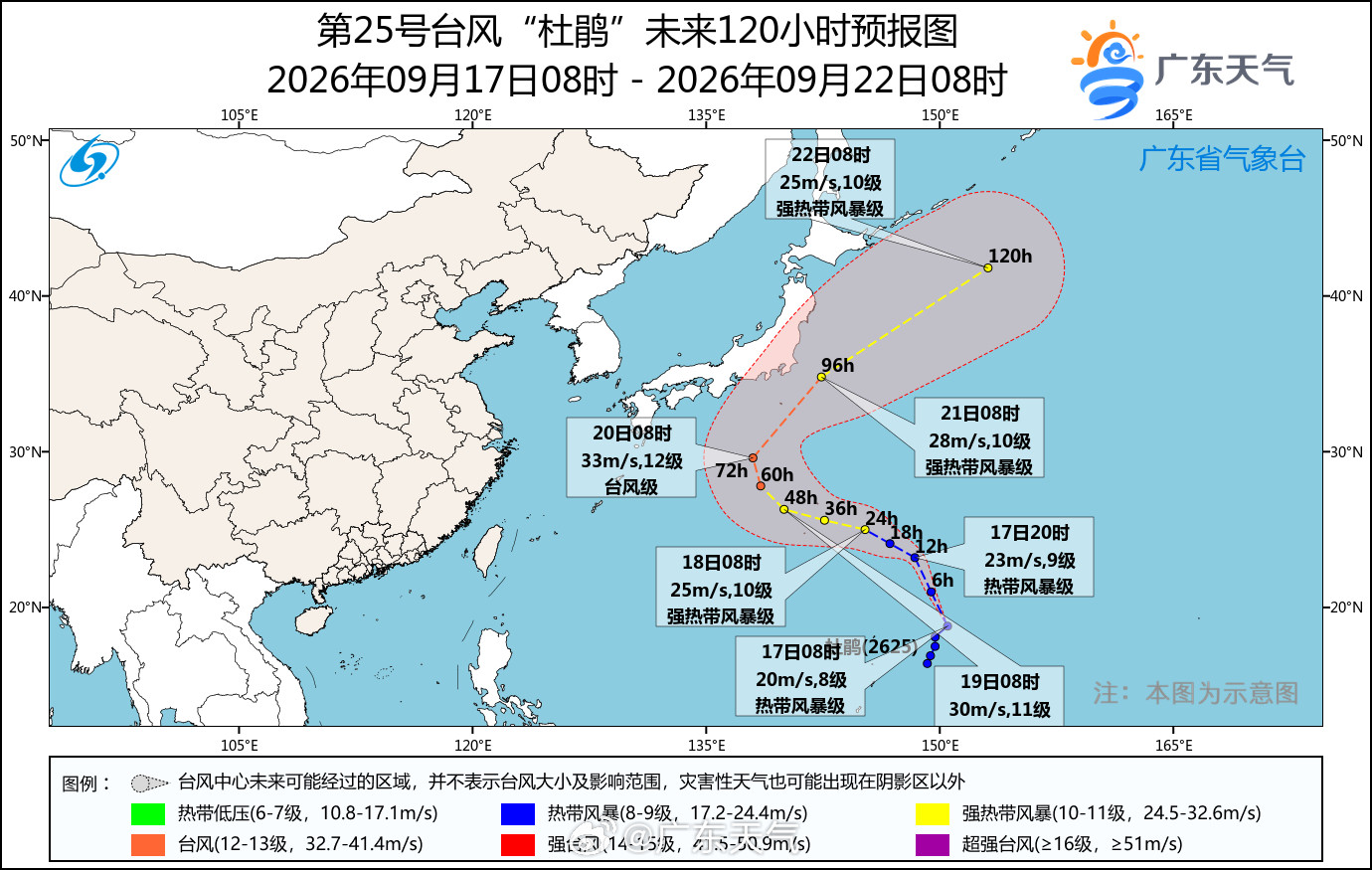 【台风“杜鹃”生成了】今年第25号台风“杜鹃”（热带风暴级；英文名称：Dujuan；名字来源：中国；
