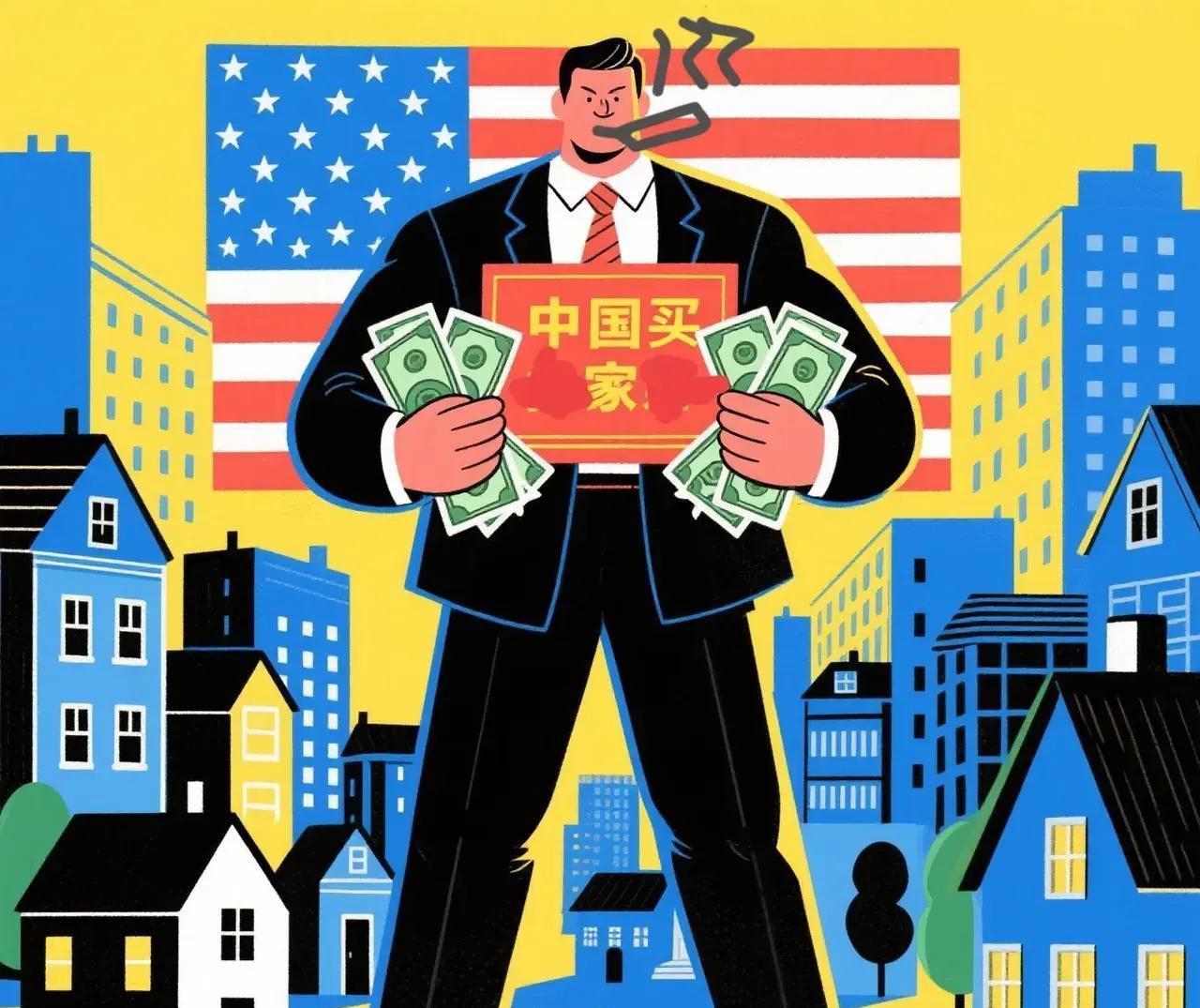 国人在美购房有多疯狂？据全美房地产经纪人协会（NAR）统计，2024年4月至2