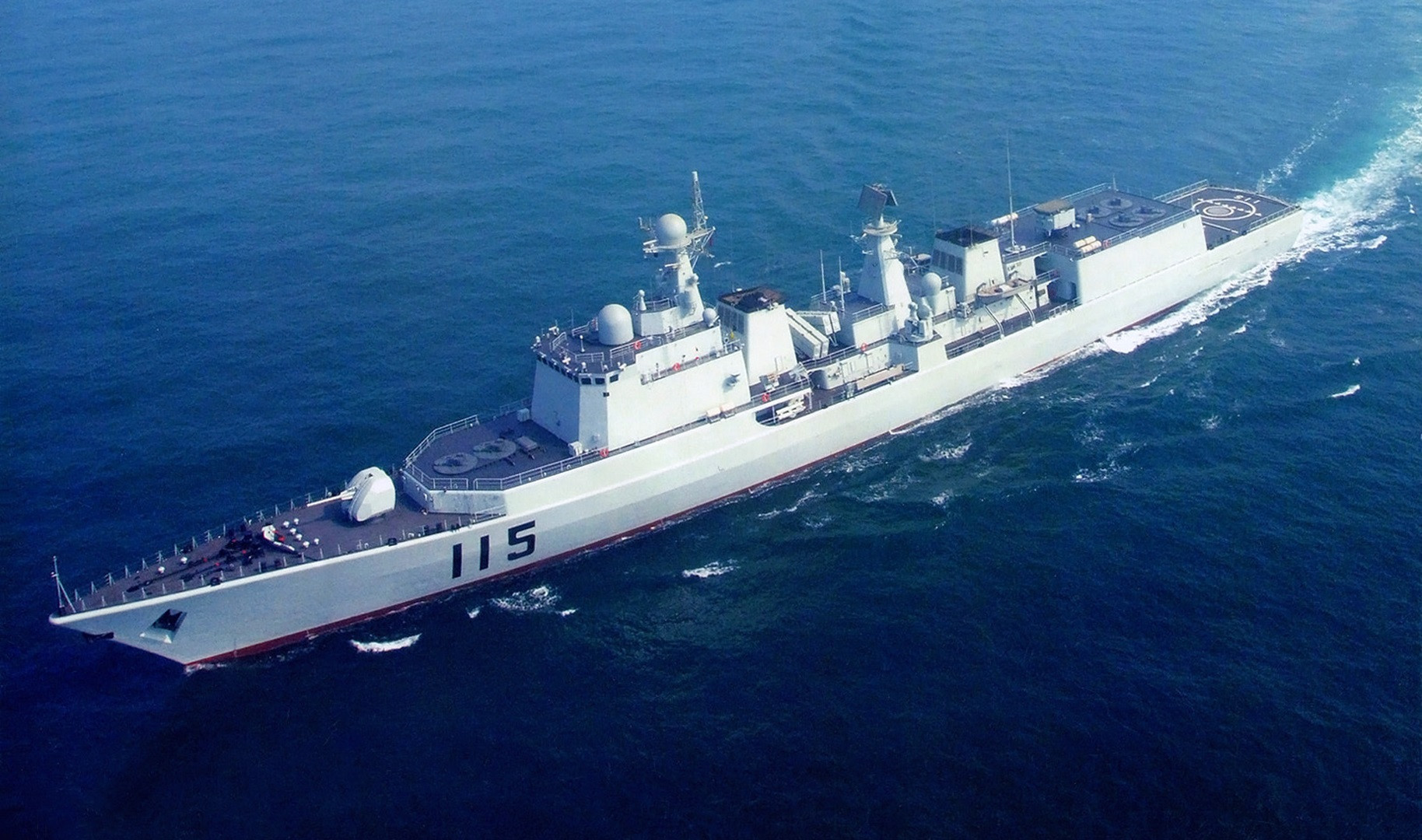 051C“沈阳舰”大改后现身，中国带垂发的驱逐舰数量减1，不带垂发驱逐舰增至6艘