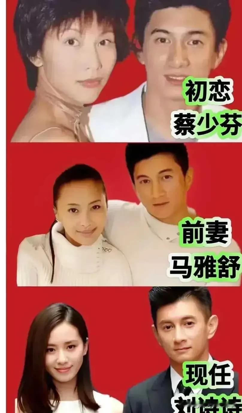 吴奇隆的审美真是一直没变，初恋女友，前妻和现任都是漂亮的美女。年龄也越来越小，