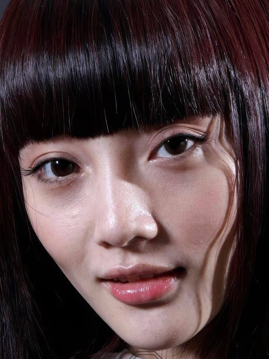 李小璐的面部平整度太牛了​​​