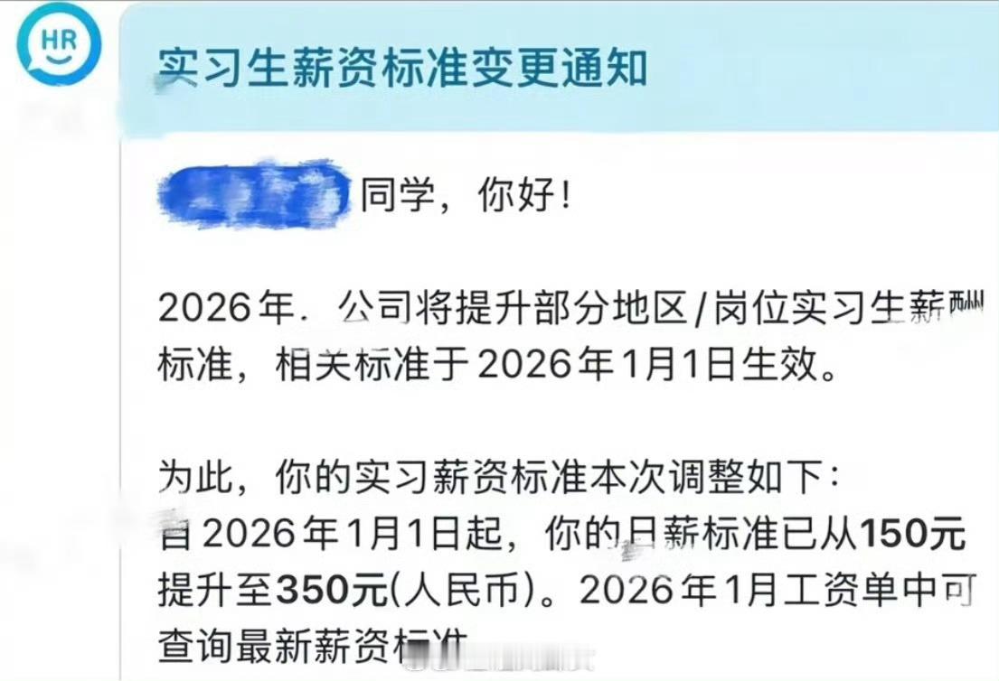 抖音集团实习生涨薪到350元一天了