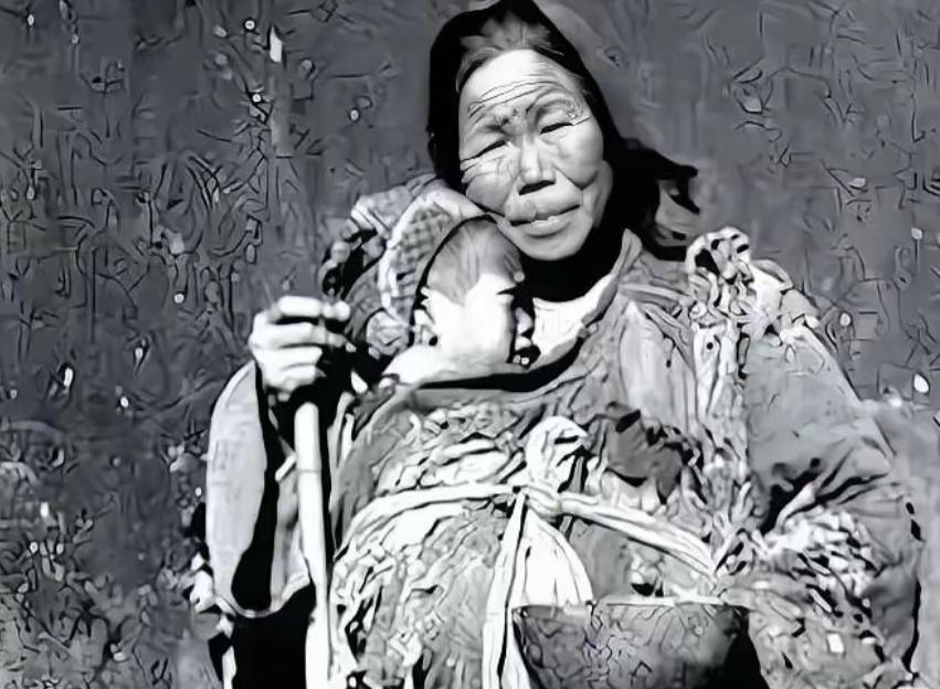 1949年，衣衫褴褛、怀抱着孩子的朱引梅来到平江县政府门前。门卫起初误以为她是