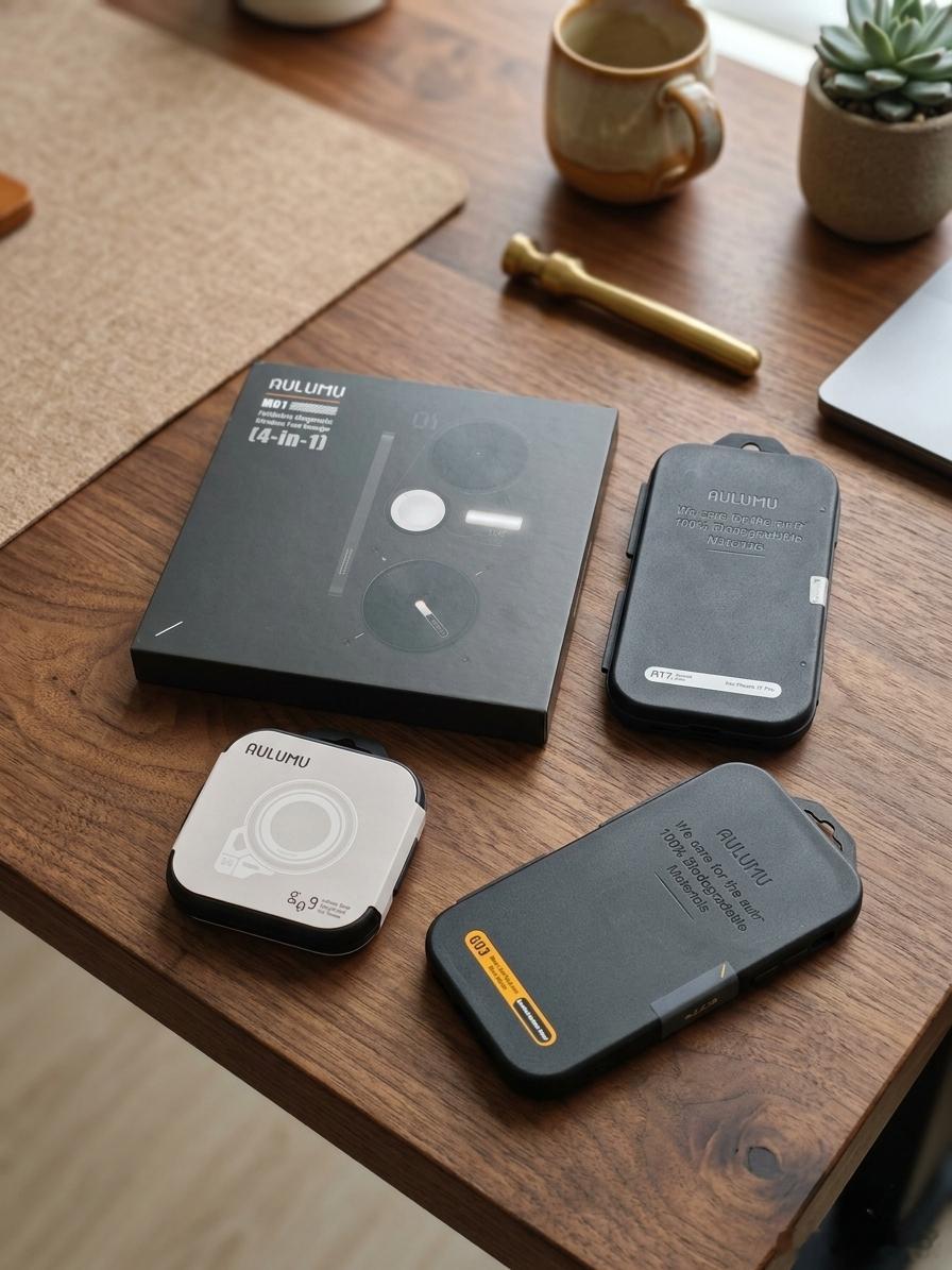 AULUMU的手机外设很精致啊特别这个金属手机支架和收纳卡片以后出差都用上了～i
