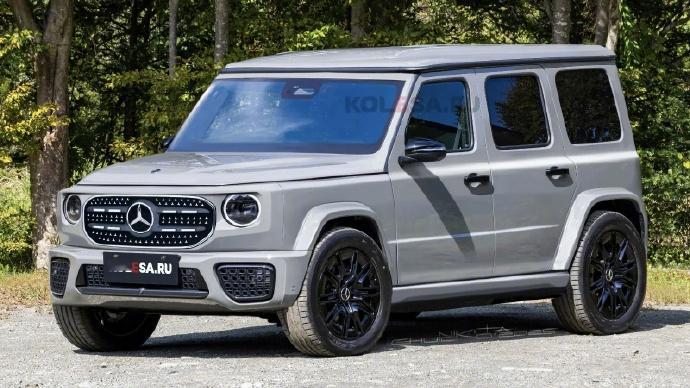 奔驰小G渲染图，大家觉得咋样？感觉第一张图透视有点问题…可能是长焦压缩感太厉害，