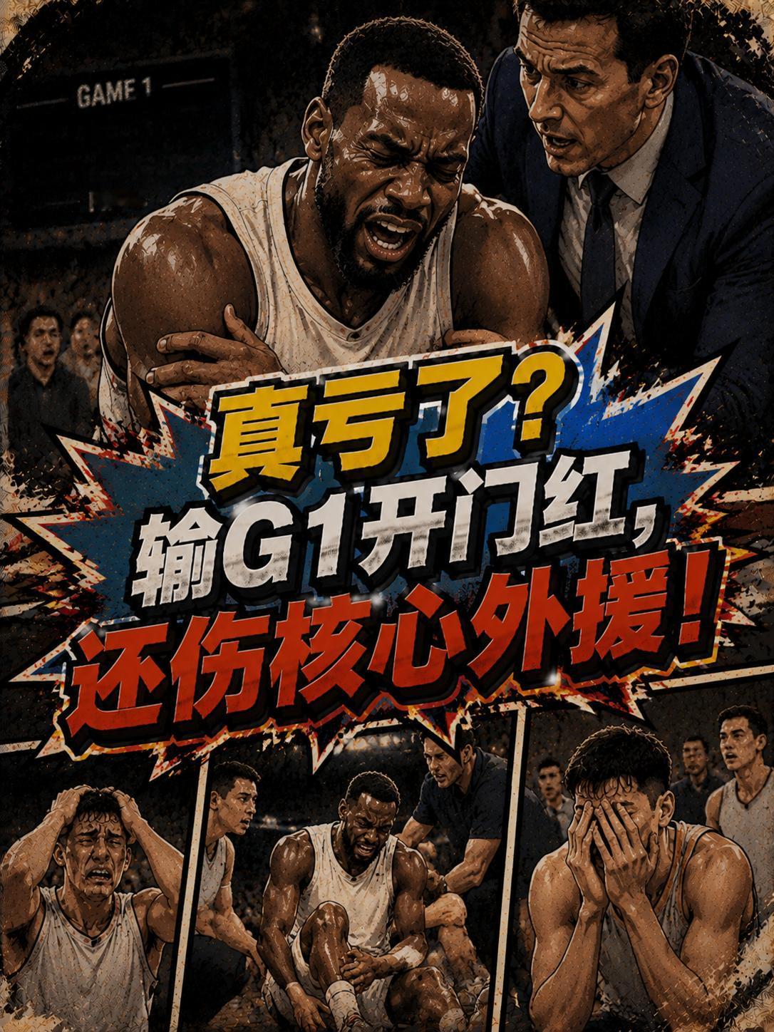 北京队这次真的亏了？他们不仅错失了半决赛的开门红，还让球队的超级外援腿部拉伤！就