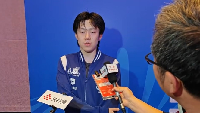 领军人物? 王楚钦回应樊振东: 并不认为自己怎么样, 我只是运动员