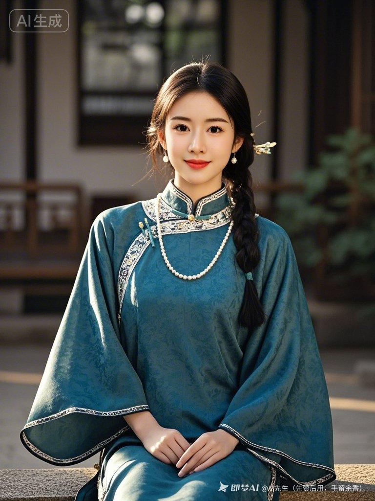 古典优雅，梦回古代，惊艳的汉服少女！