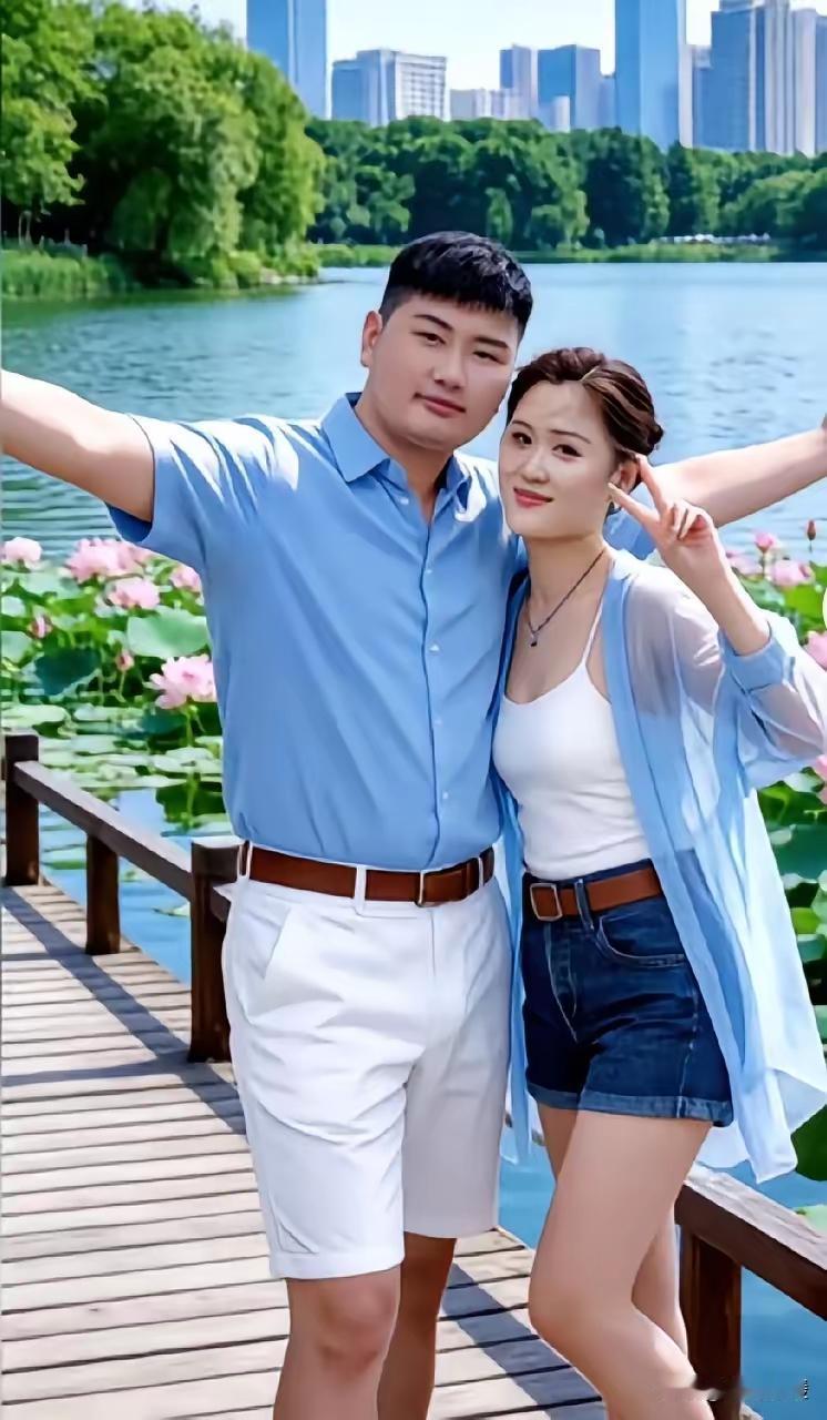 大衣哥这次真是找对儿媳了，看着小伟满脸自信地和他第二任妻子的合影，他老婆都是身子