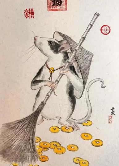 吴北寺的终祚道人，一天躺在斋房里，忽然有只老鼠从地上的洞口钻出来，开口对他说：“