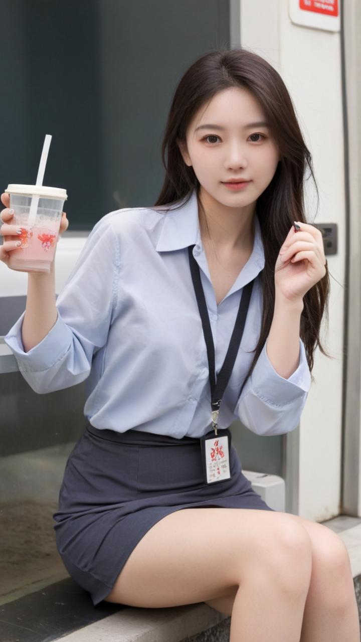 元气满满的一天，从一杯奶茶开始！🍓💕