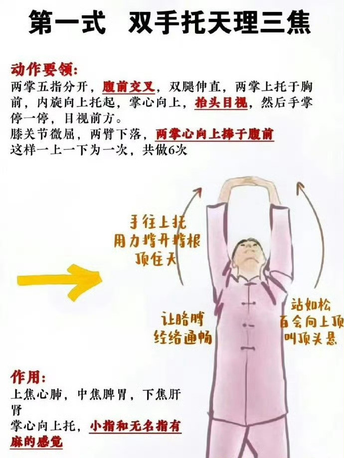 终于看懂八段锦啦