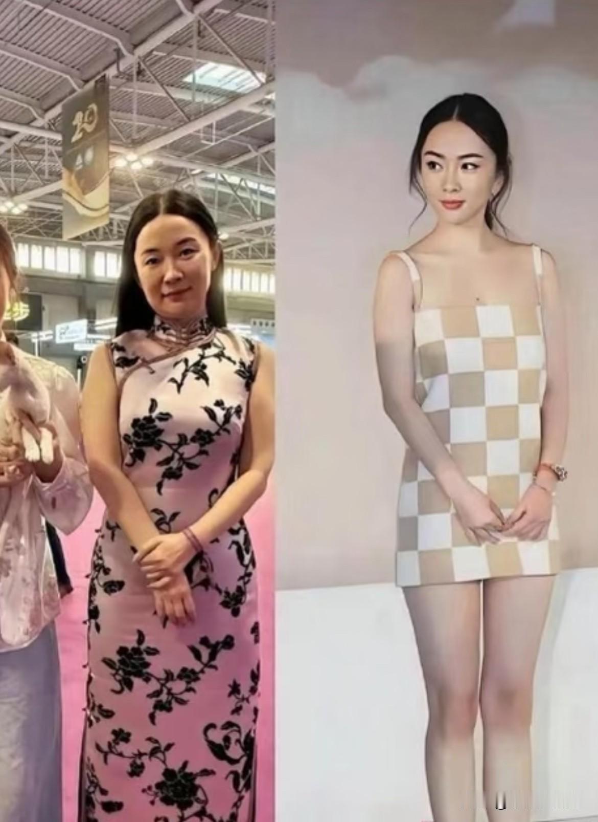 中年发福的痛，昔日的明星美女也避不了。要不说，谁能认出这是当年白嫩娇俏的霍思燕？