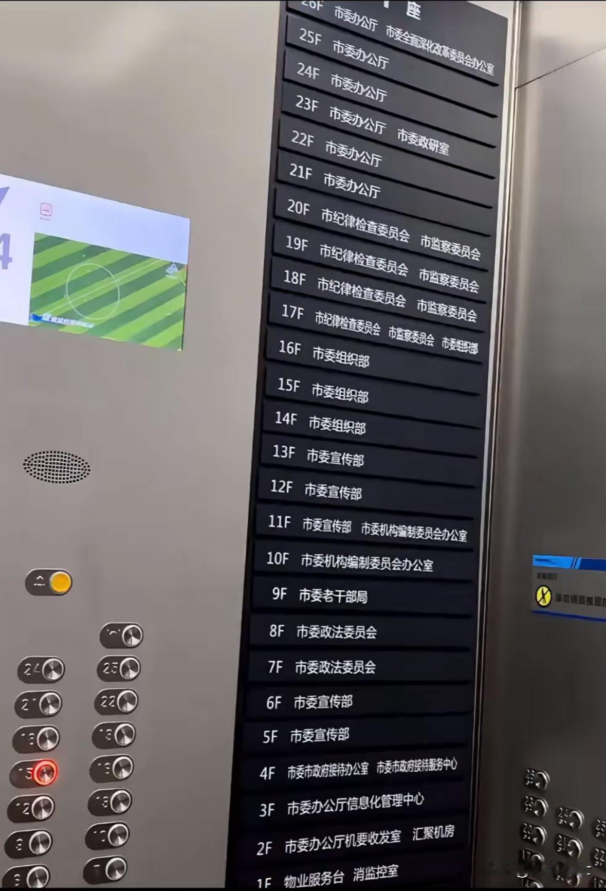 一个电梯指示图让考公人破防，从1楼到26楼可能是大多数人一辈子的爬不上的