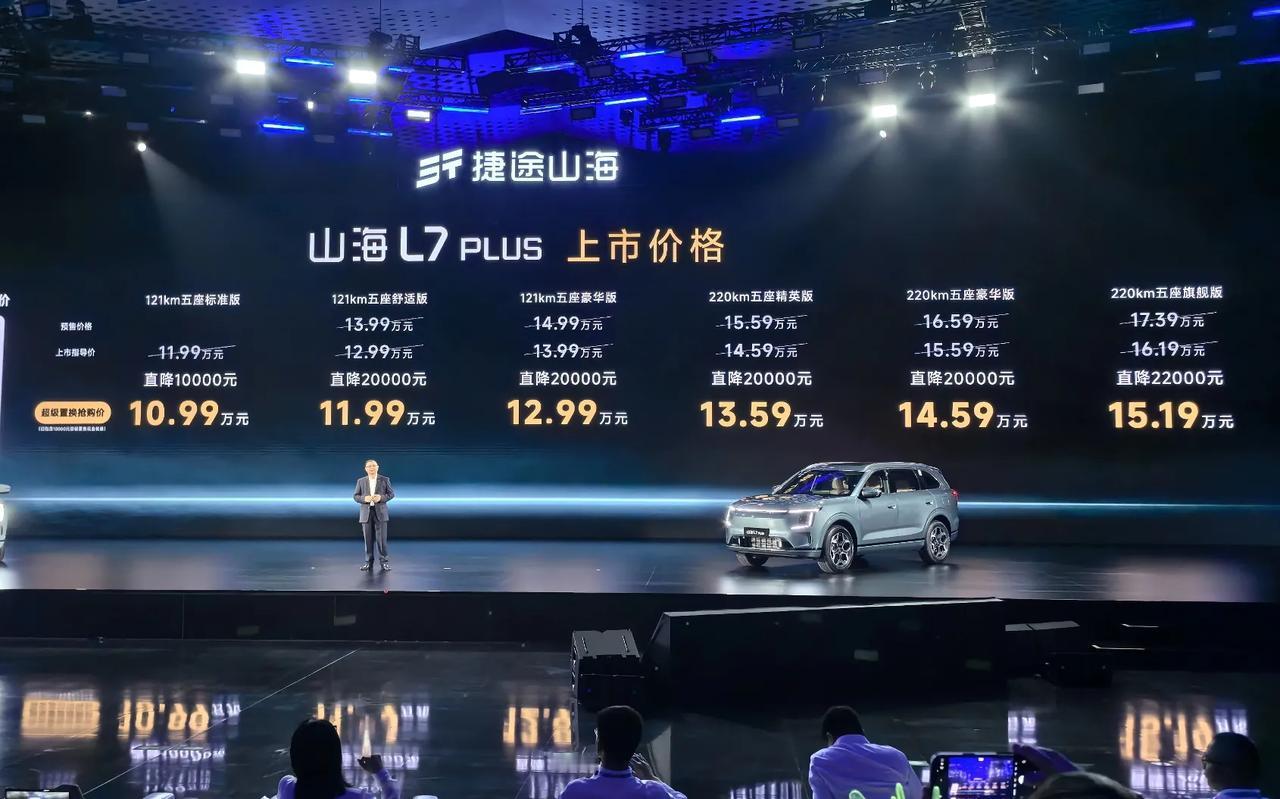 果然是一个比一个猛啊，车企的价格底线在哪里？捷途山海L7PLUS，直接干到了10