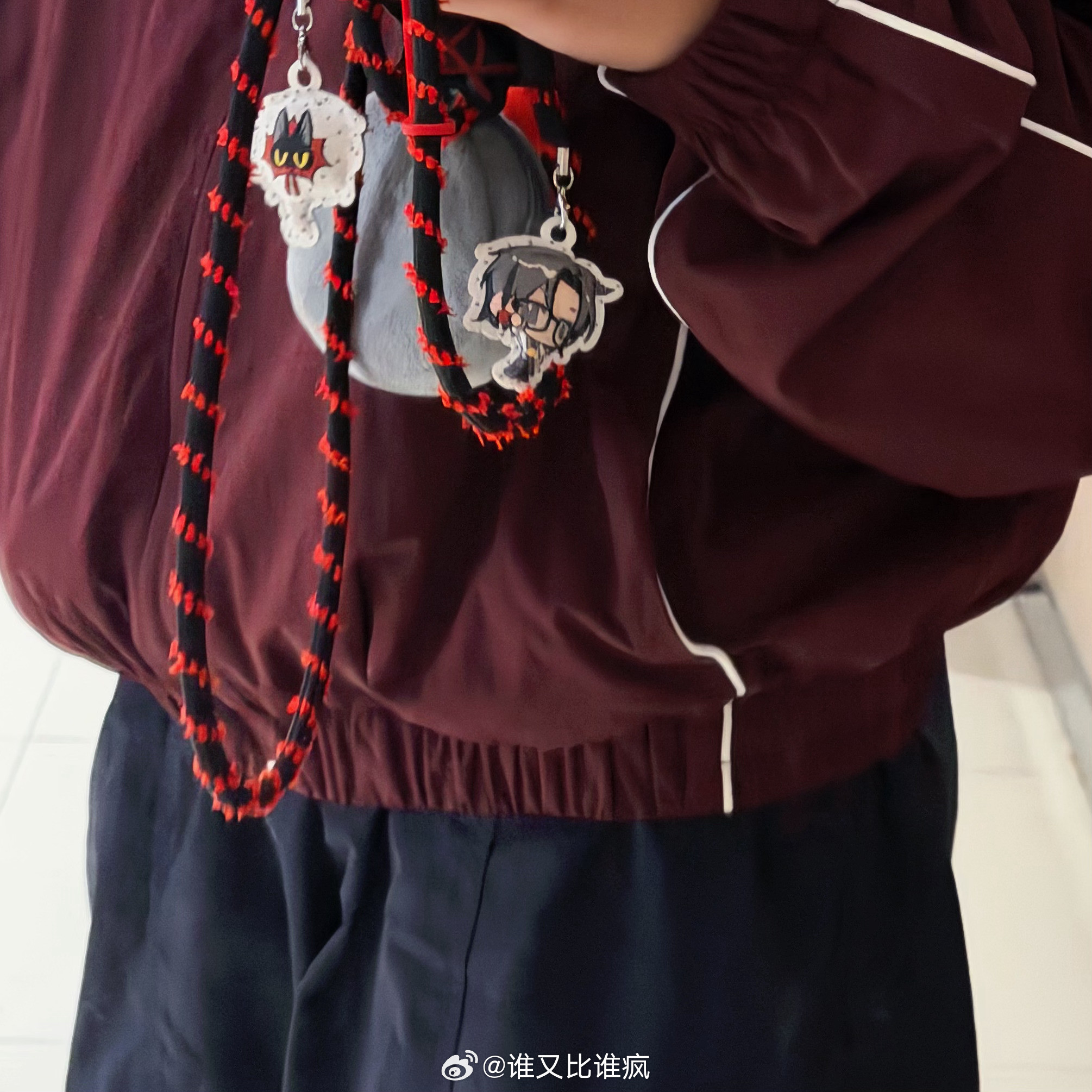 买到了全店最后一件红色夹克🤤​​​