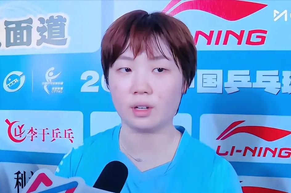 蒯曼单打首负！7月24日，在刚刚结束的乒超联赛第一阶段比赛中，代表山东鲁能出站第