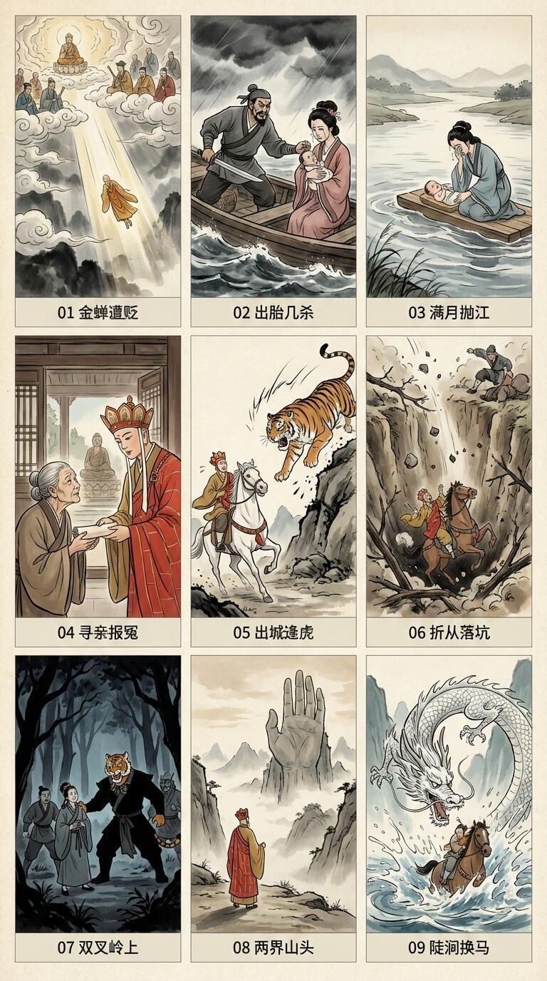 《西游记》如来为唐僧设置的九九八十一难……