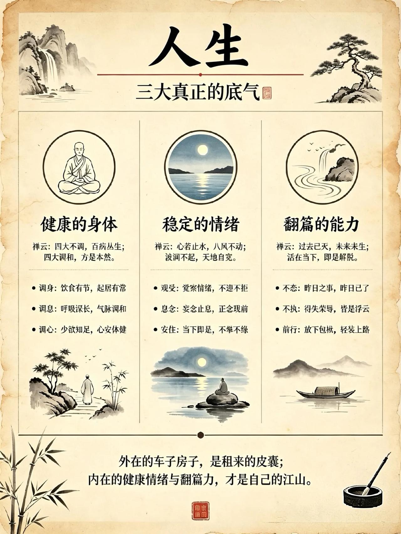 🍂"你过了四十岁，啤酒肚一天比一天大，爬三层楼开始喘，体检单上箭头越来越多—