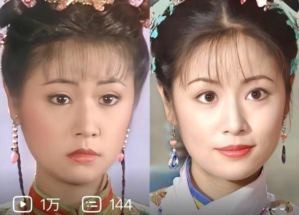 刷到有人说，明明都是林心如演的，为什么《还珠格格》第二部的紫薇看起来要比第一部好