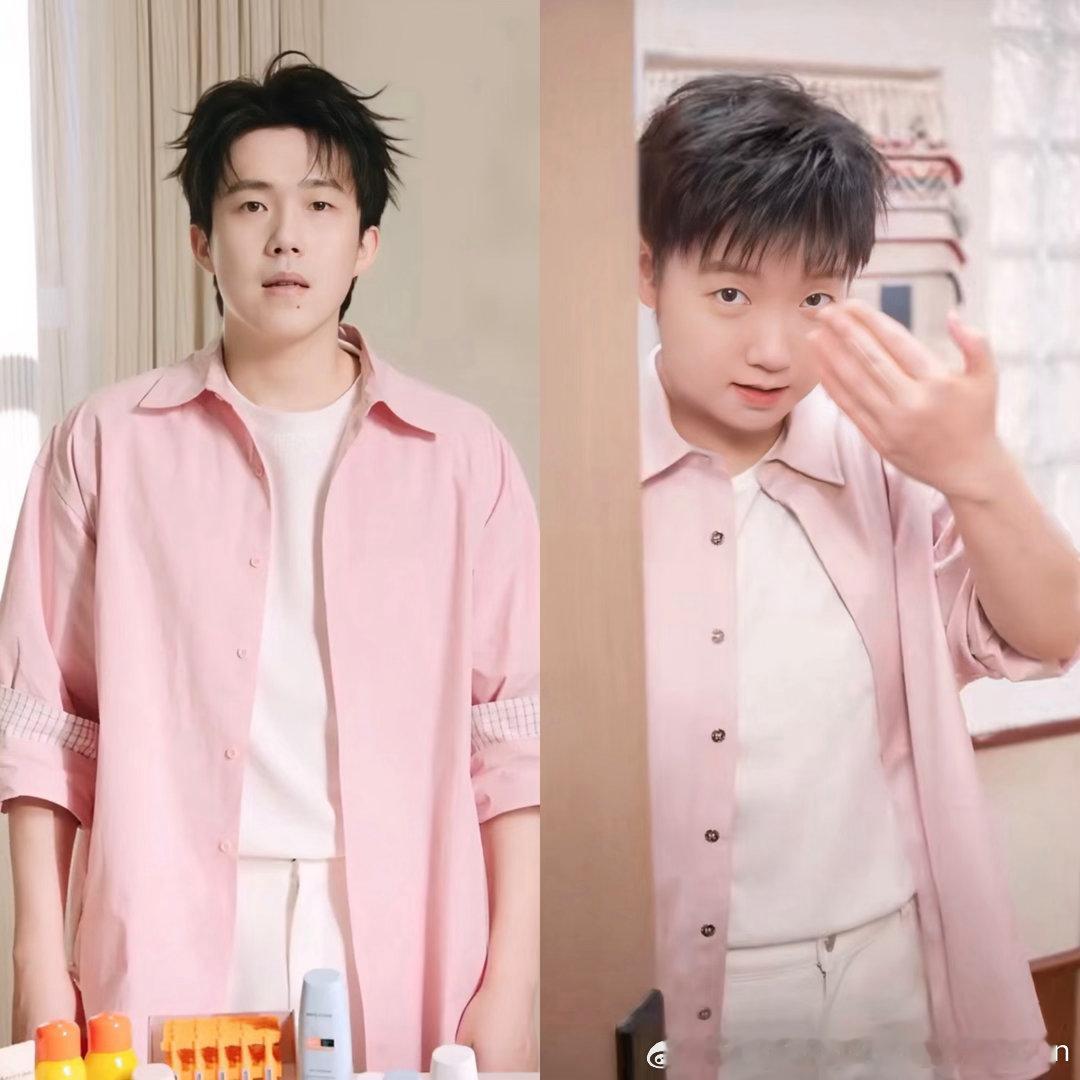 又配平了，我就说这件粉衬衣怎么似曾相识🤭王楚钦孙颖莎