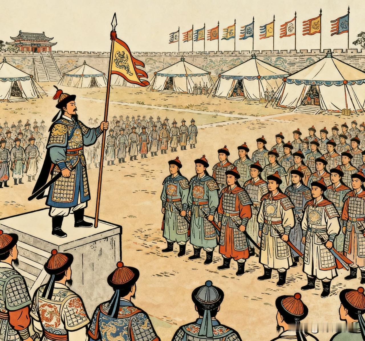 年羹尧死后，岳钟琪接任陕甘总督，巅峰时期的岳钟琪手中有将近二十万大军，甚至有人举