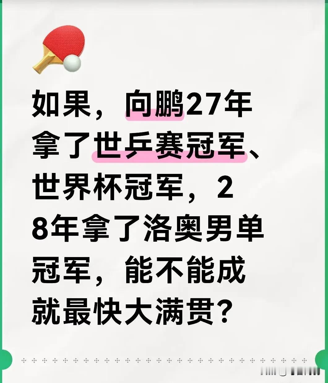 向鹏自己都不敢想，朋友你倒是替他想上了[捂脸哭]向鹏：“求求你别捧杀我[捂脸哭]我