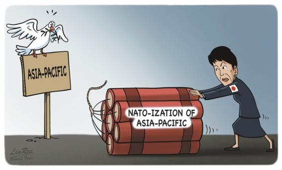 有人说，日本若加入北约，中国麻烦就大了，如果中国放任不管，让日本加入北约，中日