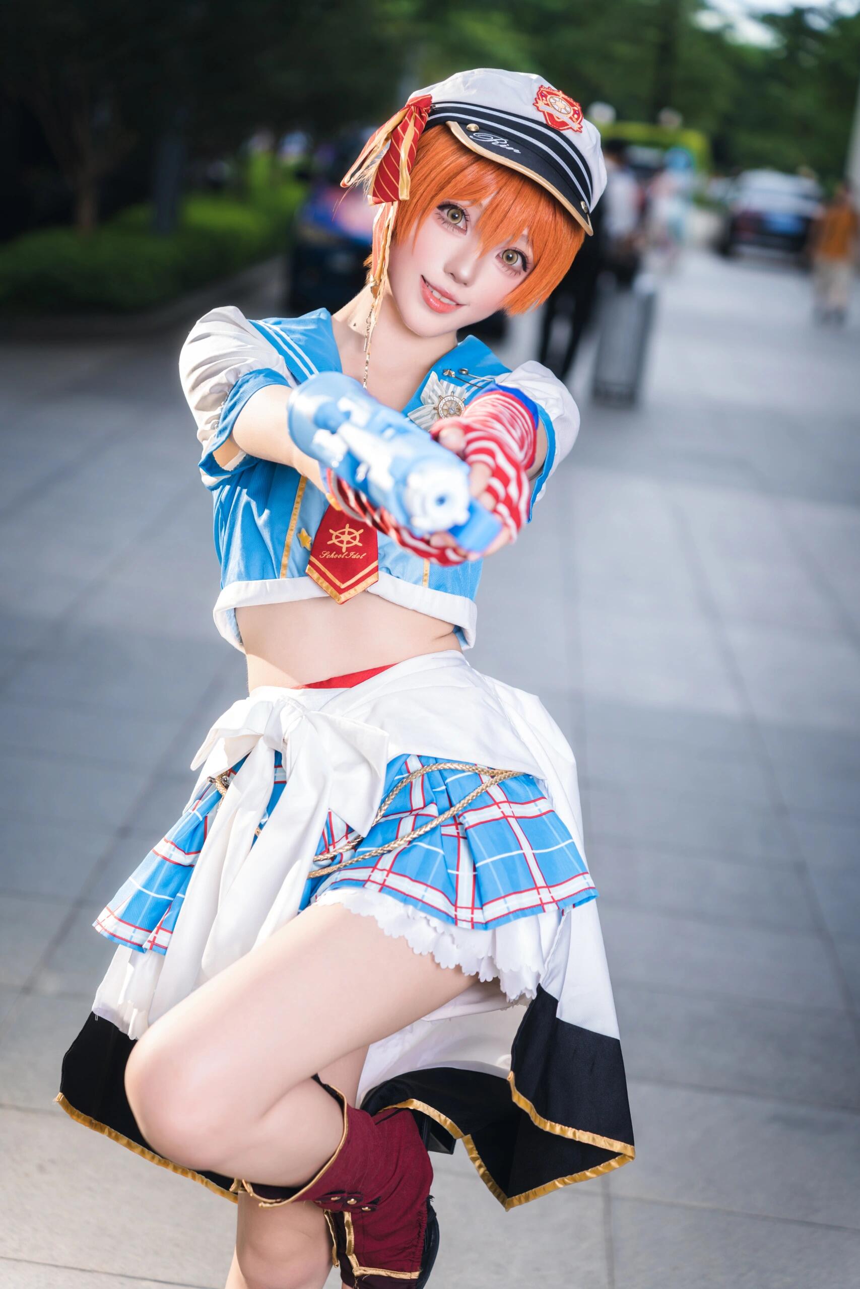 cospaly cosplay漫展小姐姐 二次元少女 lovelive 星空凛