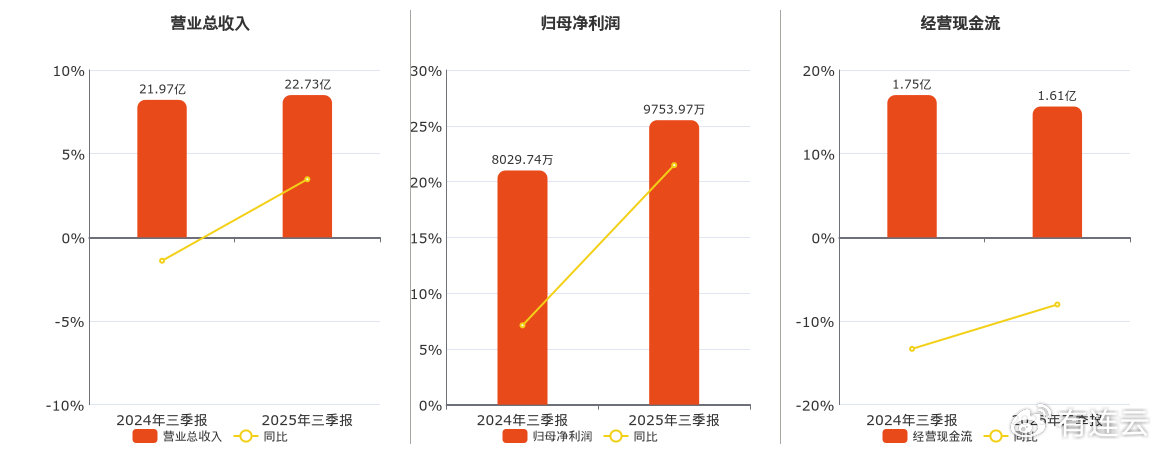 天安新材(603725.SH): 2025年三季报净利润为9753.97万元