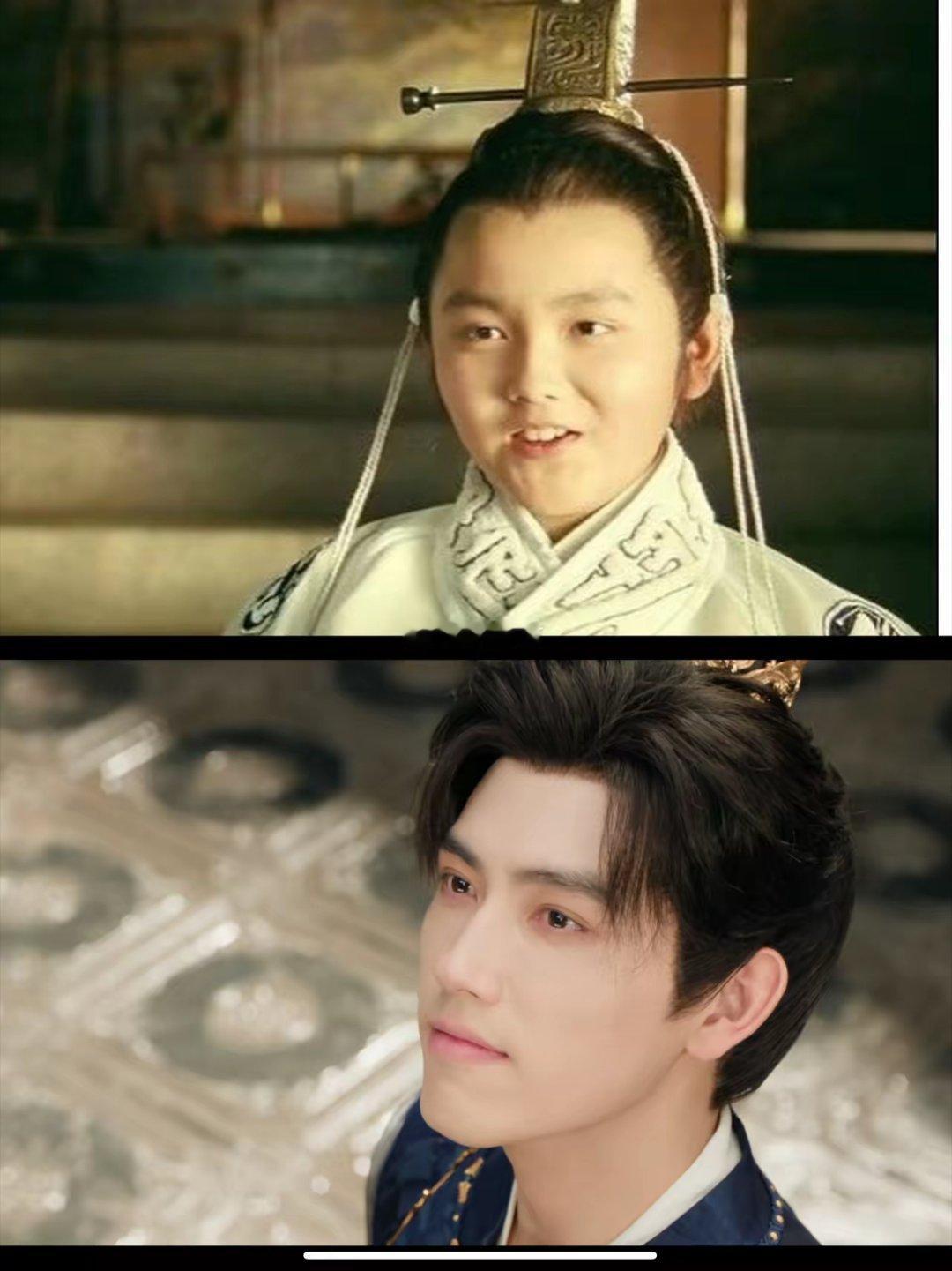 没想到00年的陈飞宇，早年居然是大圆脸啊！在《白日提灯》中，陈飞宇饰演的少年将军