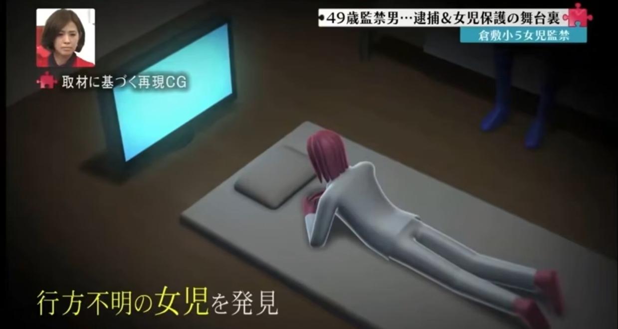 日本小学生五年级女童被绑架，竟是强迫看漫画的变态狂▫️将少女关在房间里，准备