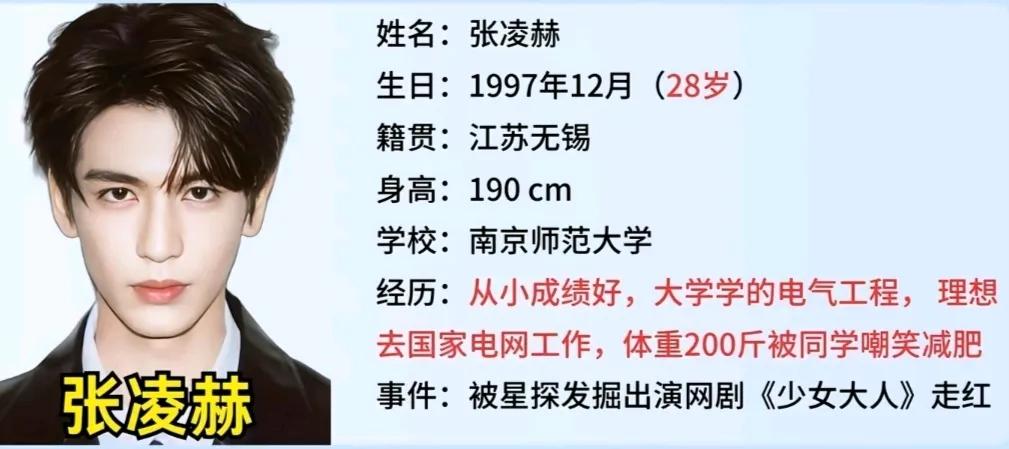 胖子果然都是潜力股啊大家看看胖子时期的张凌赫换行业，瘦身成功188的