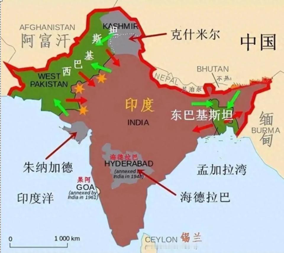 记录者印巴停火后，印邻国一个惊人提议，印媒：中巴孟缅尼不六国联合，肢解