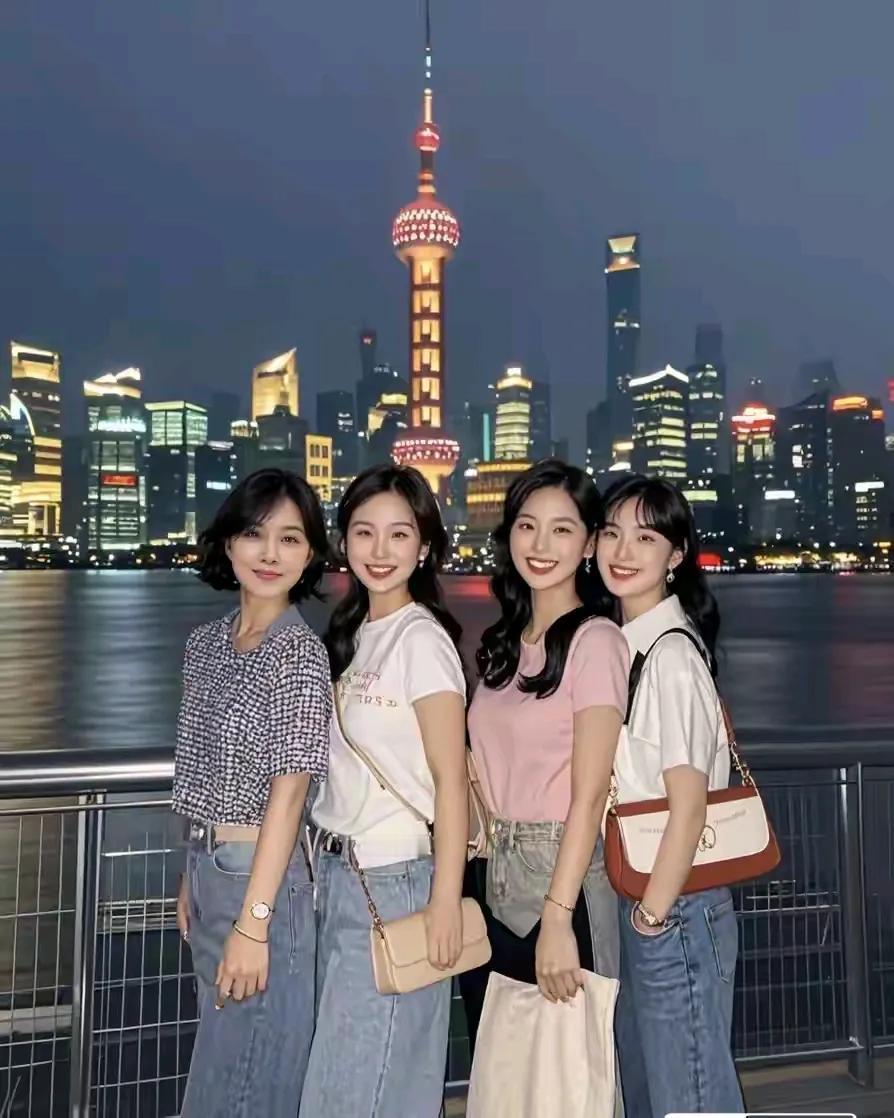 大家猜一猜，这张照片是什么年代拍的，地点在哪里。（提示：主要参考物为江对面的建