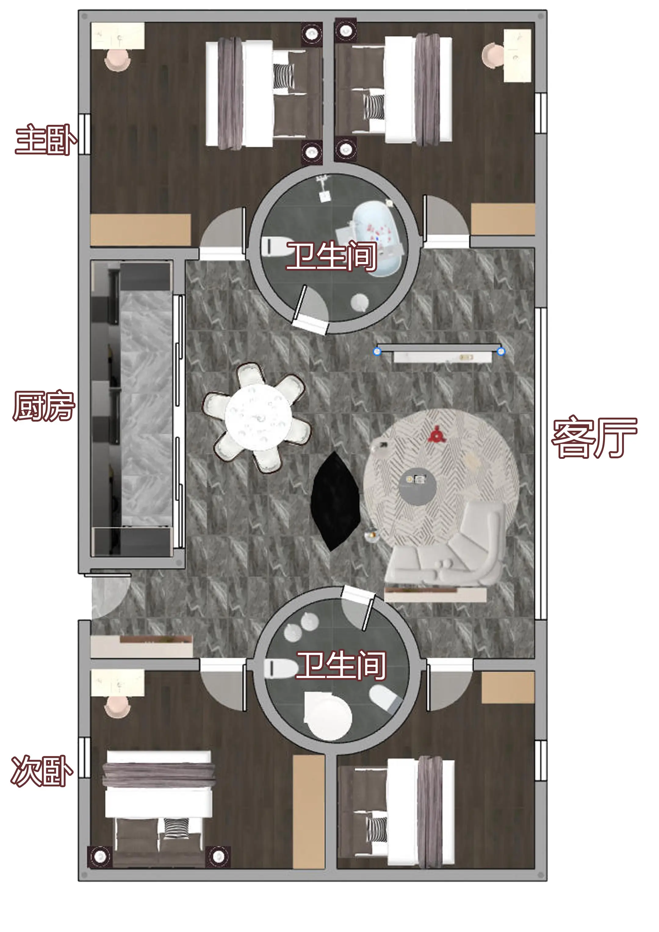 这个户型让你想起了什么。