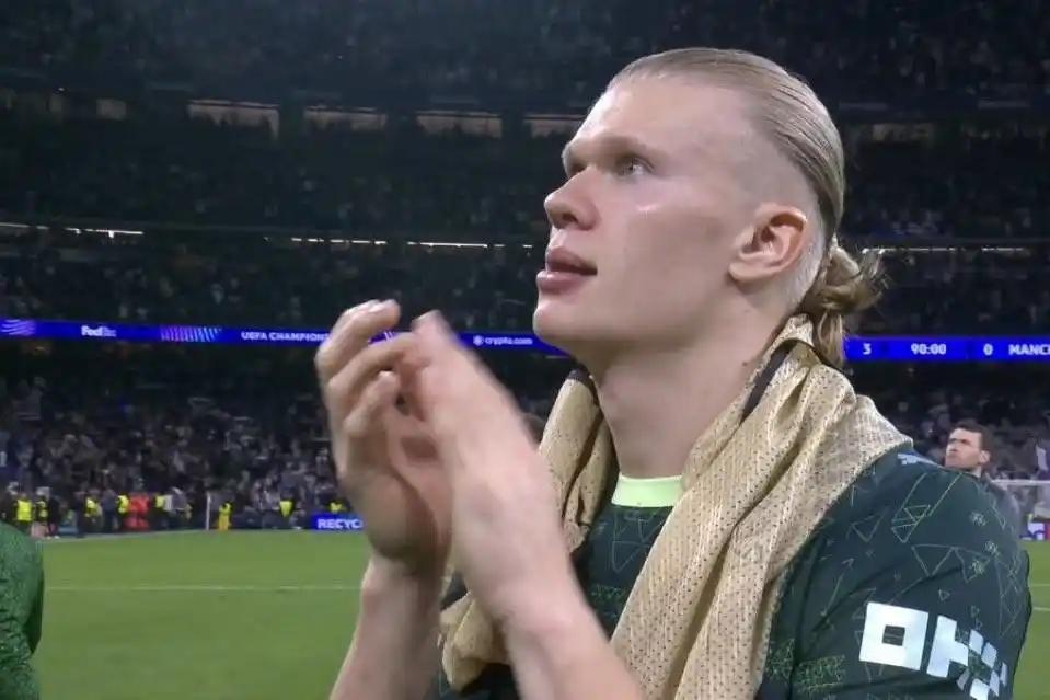 皇马3：0曼城，哈兰德遭遇职业生涯的第二次0射门，上一次还是6年前呢！没有射门