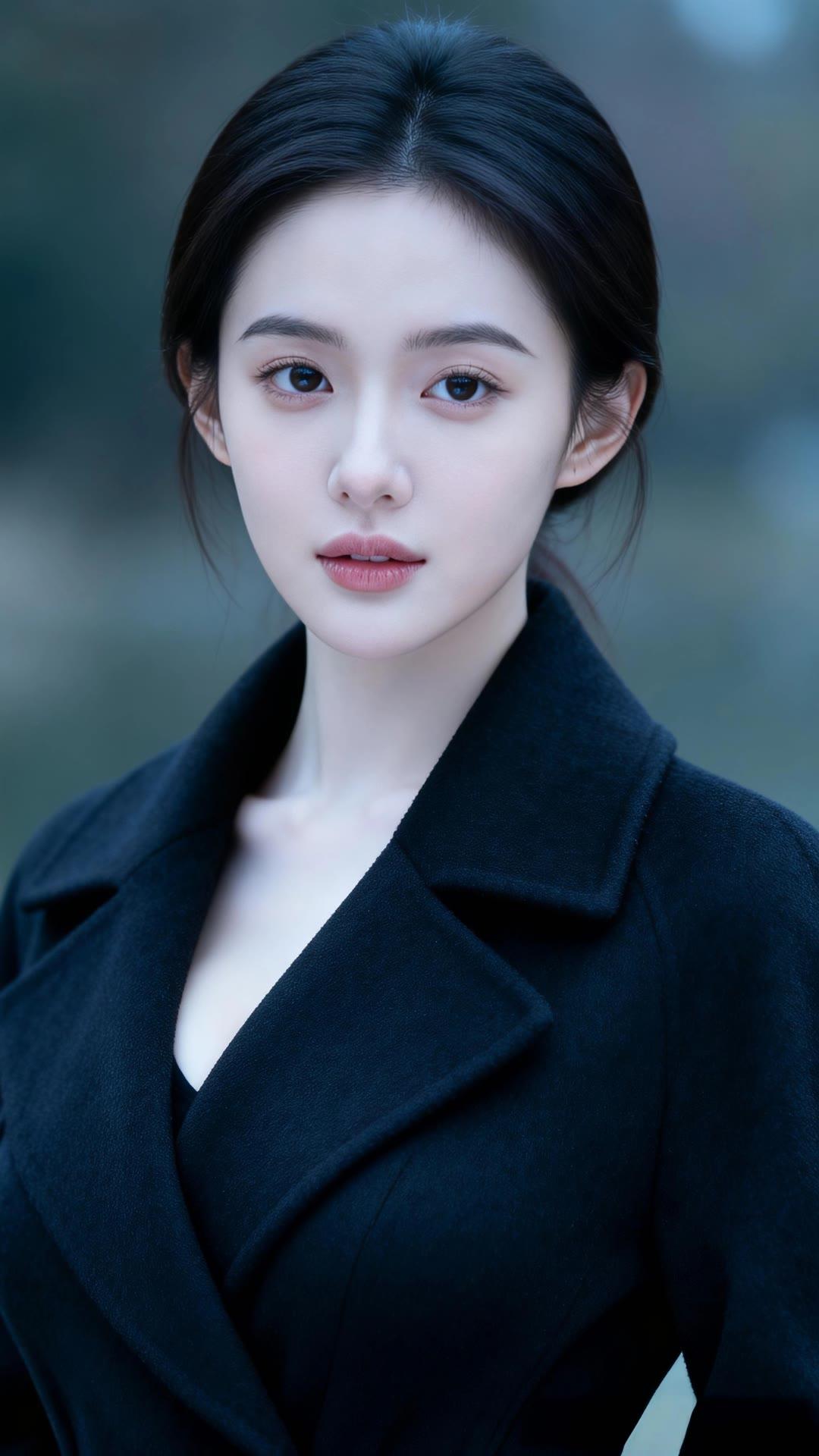 黑衣美人，静如处子。