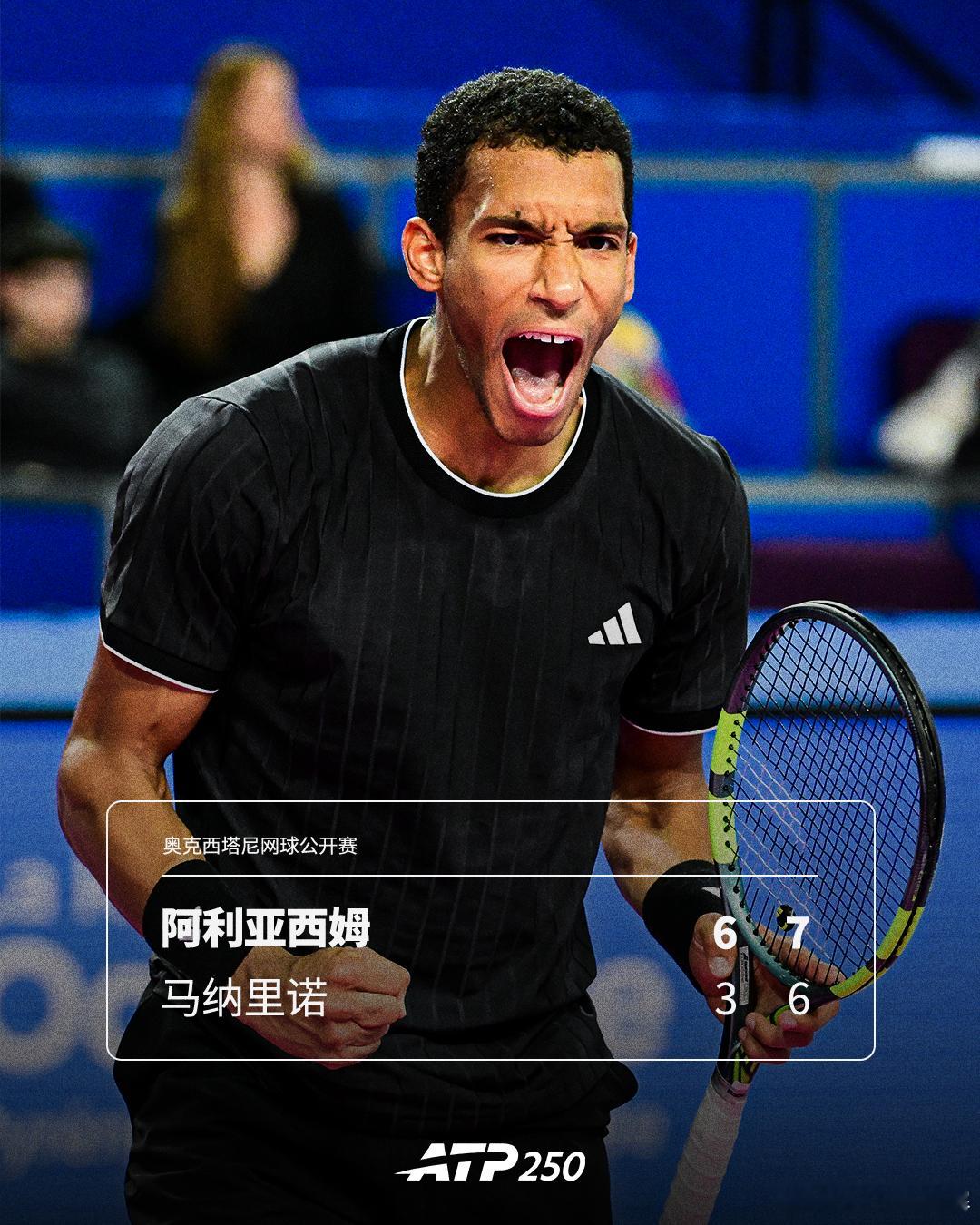 阿利亚西姆斩获第9冠🏆ATP250奥克西塔尼网球公开赛男单决赛，头号种子阿利