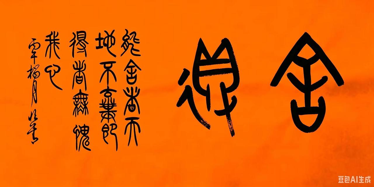 王恒善篆书《舍得》请看哪一种形式好看一点手写弘扬传统文化书法原作欣赏中国传