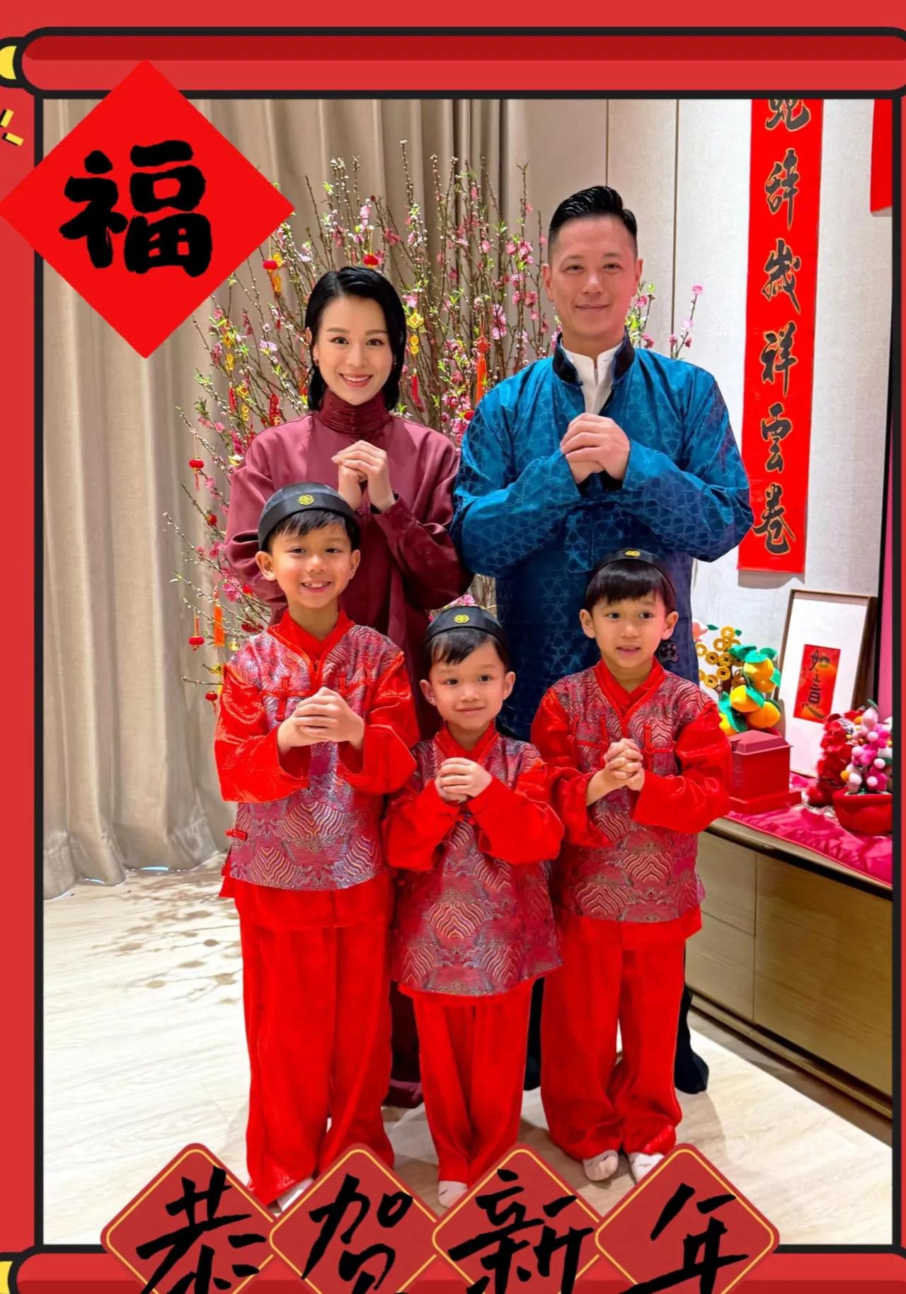 香港明星可谓两种极致，一种不婚不育，一种拼命生娃！适逢春节，不少香港明星纷纷透