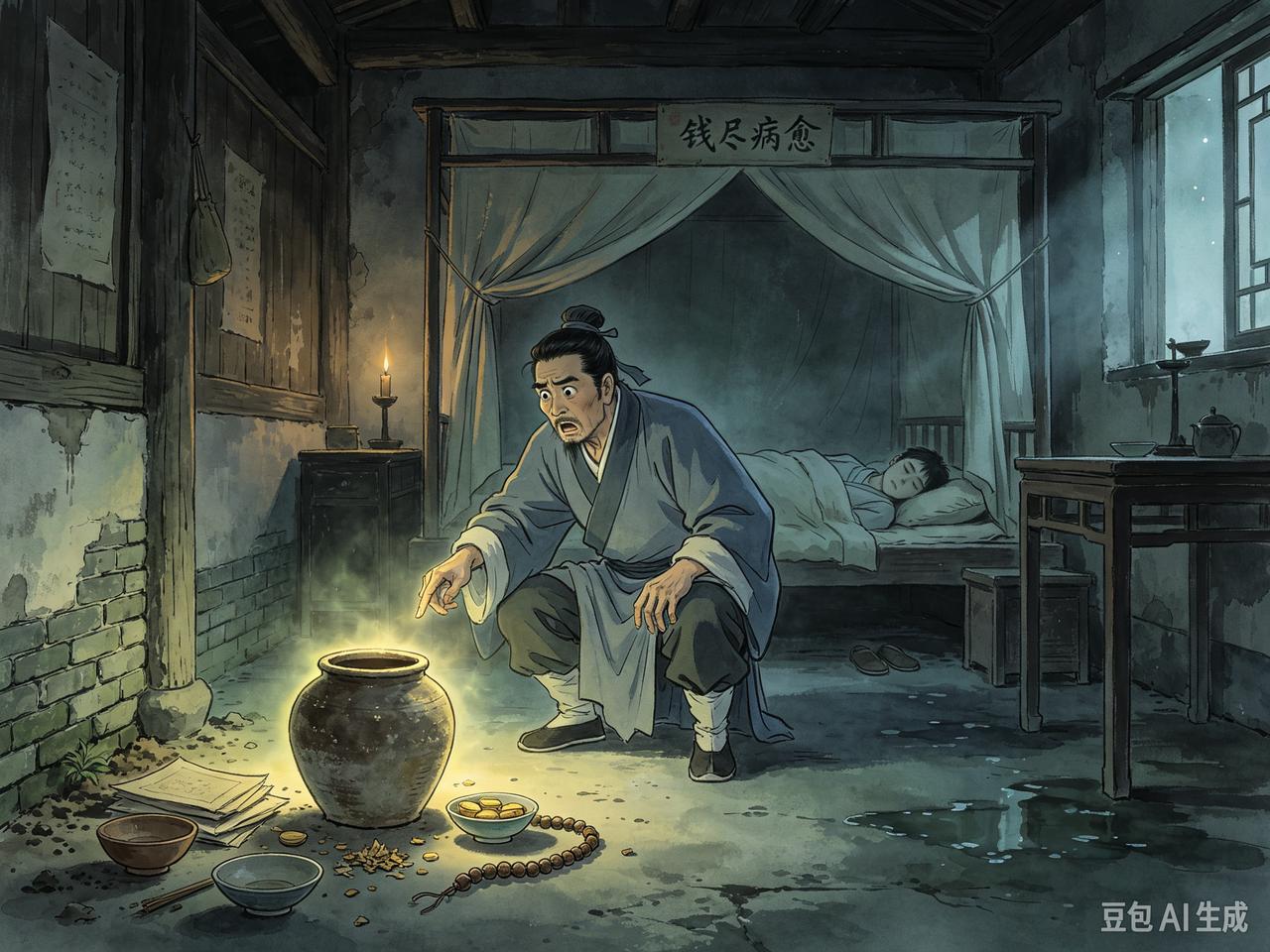 明朝嘉靖年间，兰溪有个李小七，靠贩布赚了钱，从一户穷困潦倒的官宦后人手里买下一座