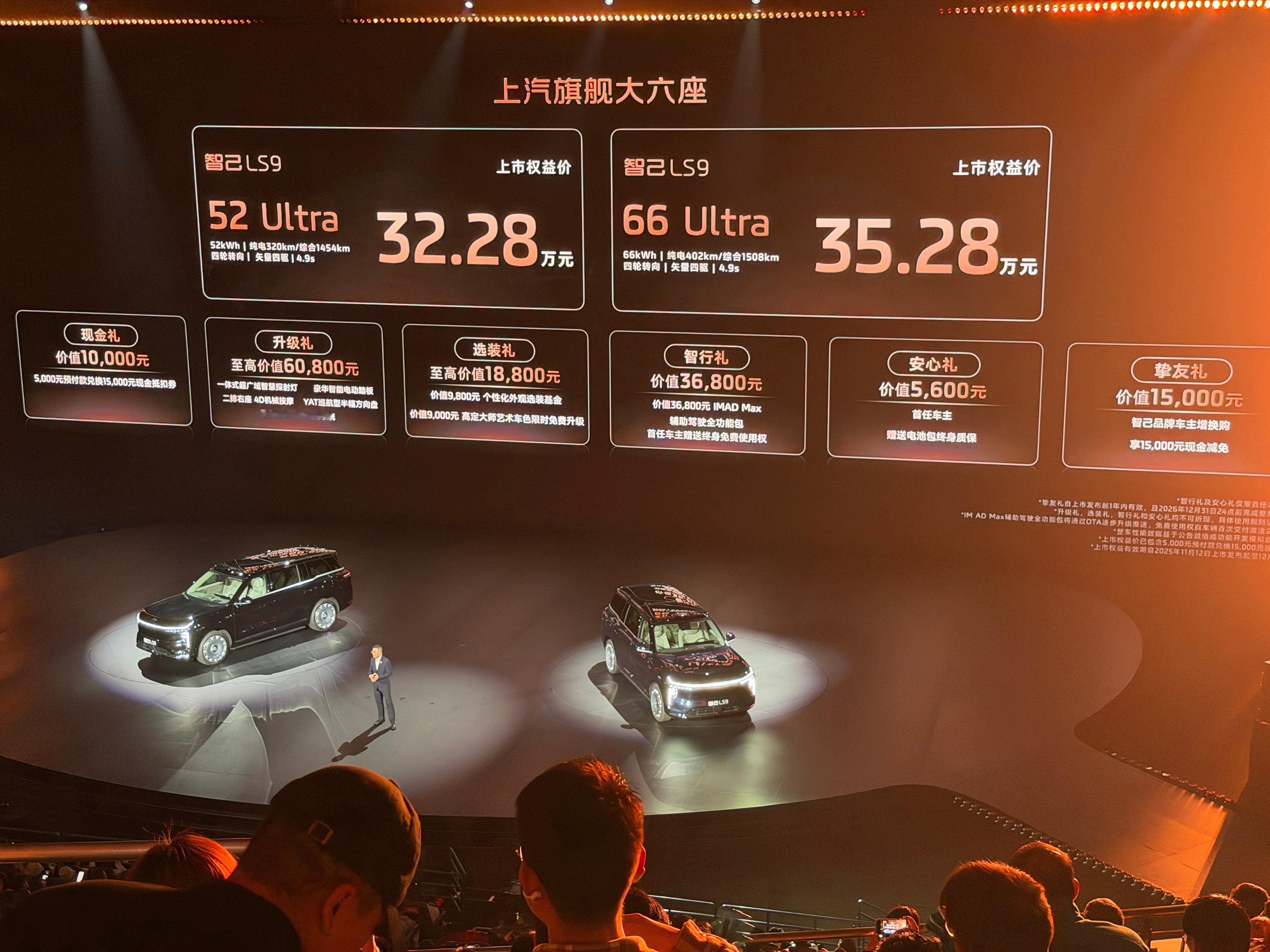 价格公布了，比预售便宜一万，52Ultra版上市权益价32.28万元；66