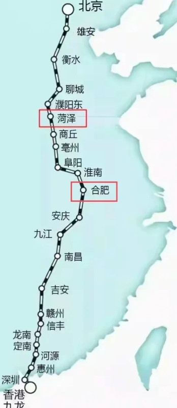 京港高铁一通，合肥彻底炸了！谁能想到这条南北大动脉的最大赢家，竟是藏在长三角腹地